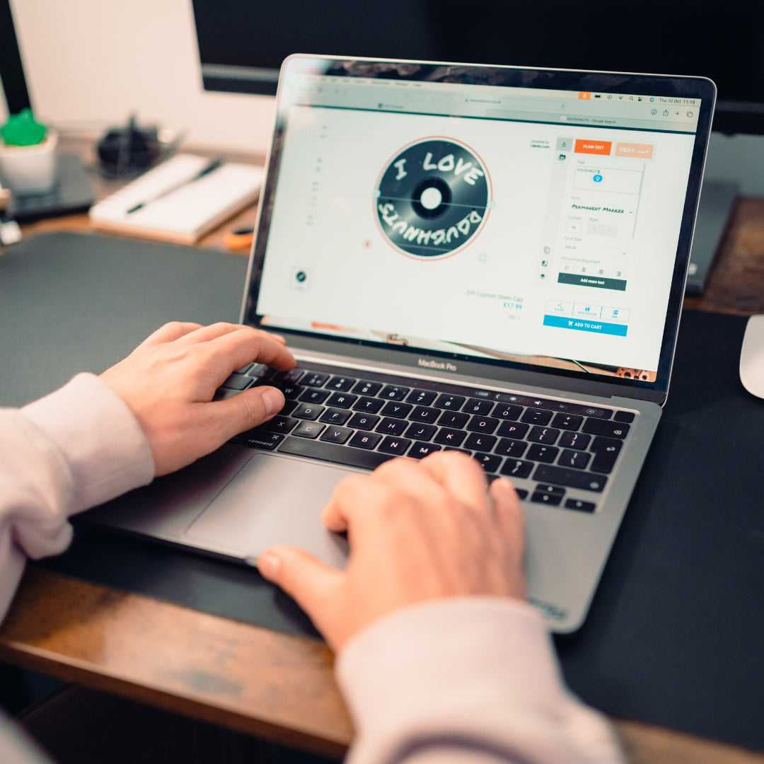 Create Your Perfect Custom Stem Cap with Our Easy-to-Use Designer Tool