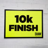 10k Finish Sign 