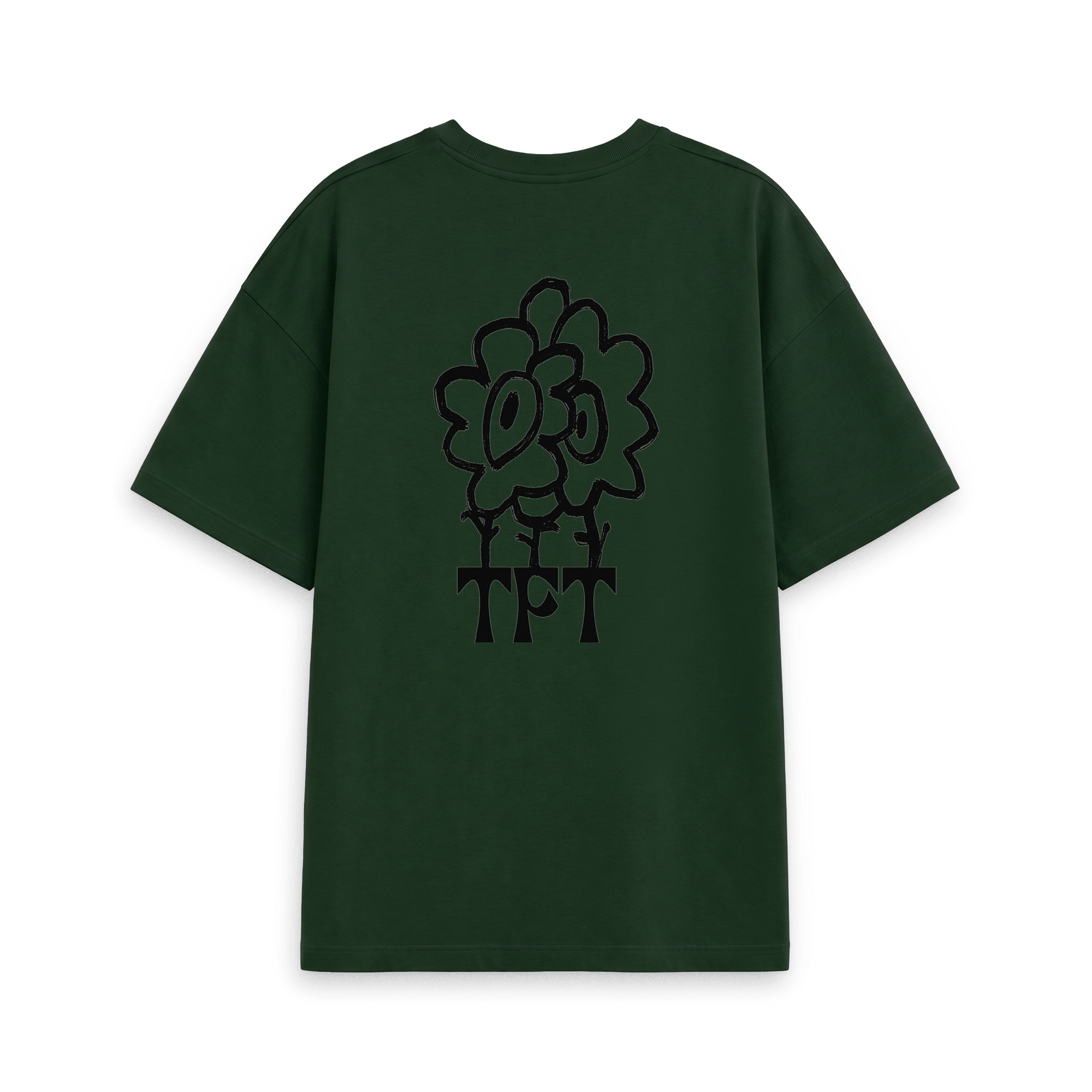Evergreen Printed T-shirt Back