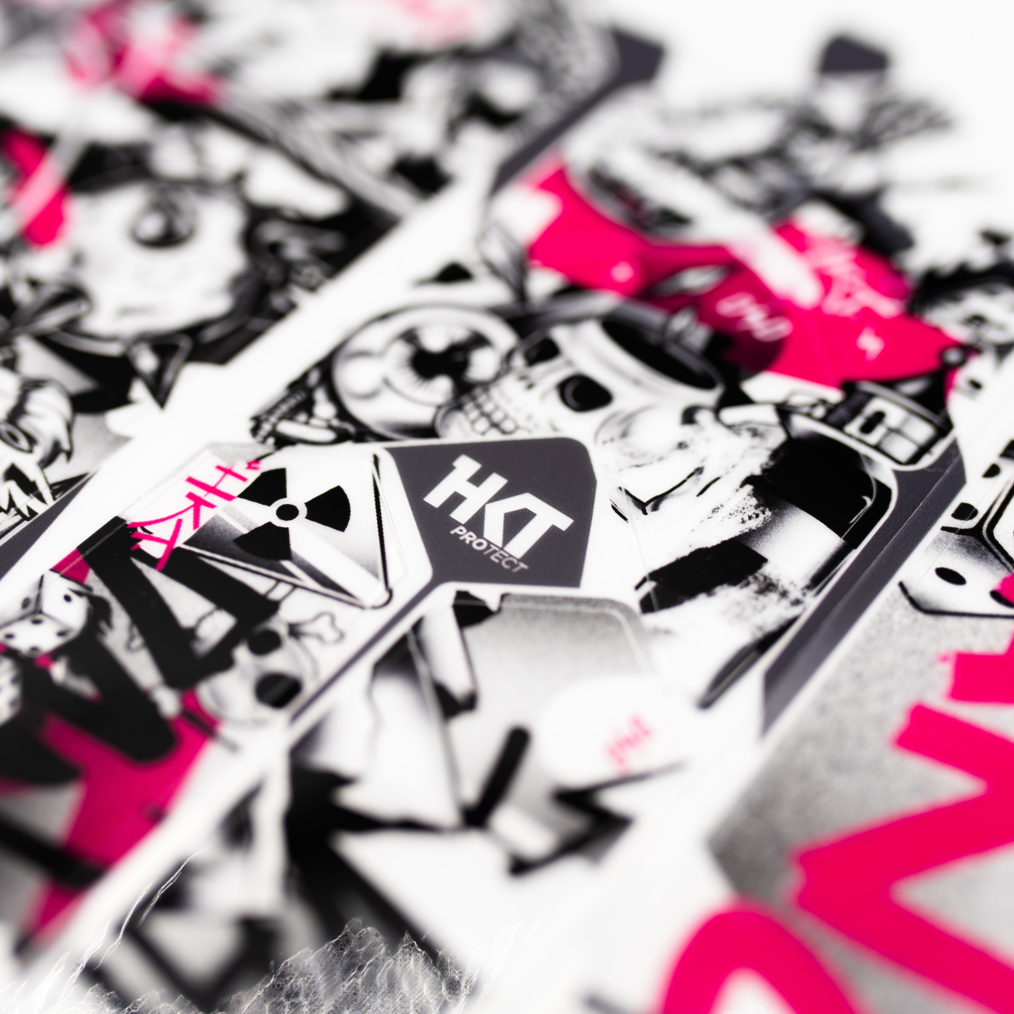 Classic Chaos Bike Frame Protection it with HKT logo.