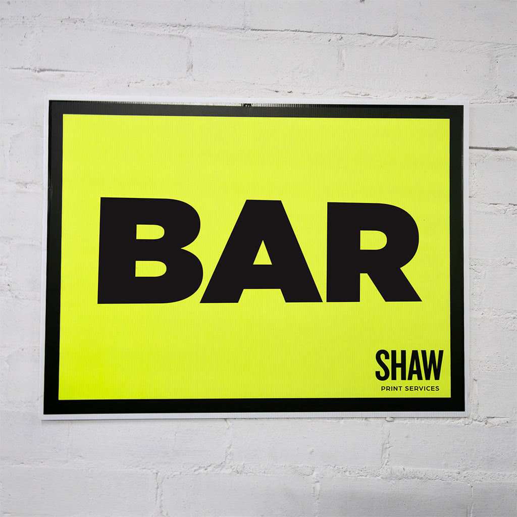 Bar Event Sign (Landscape)