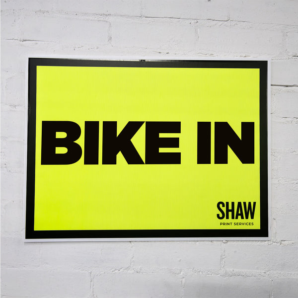 Bike In Event Sign (Landscape) - HKT Products