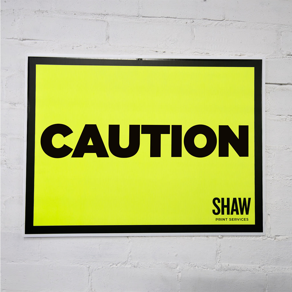 Caution Event Sign