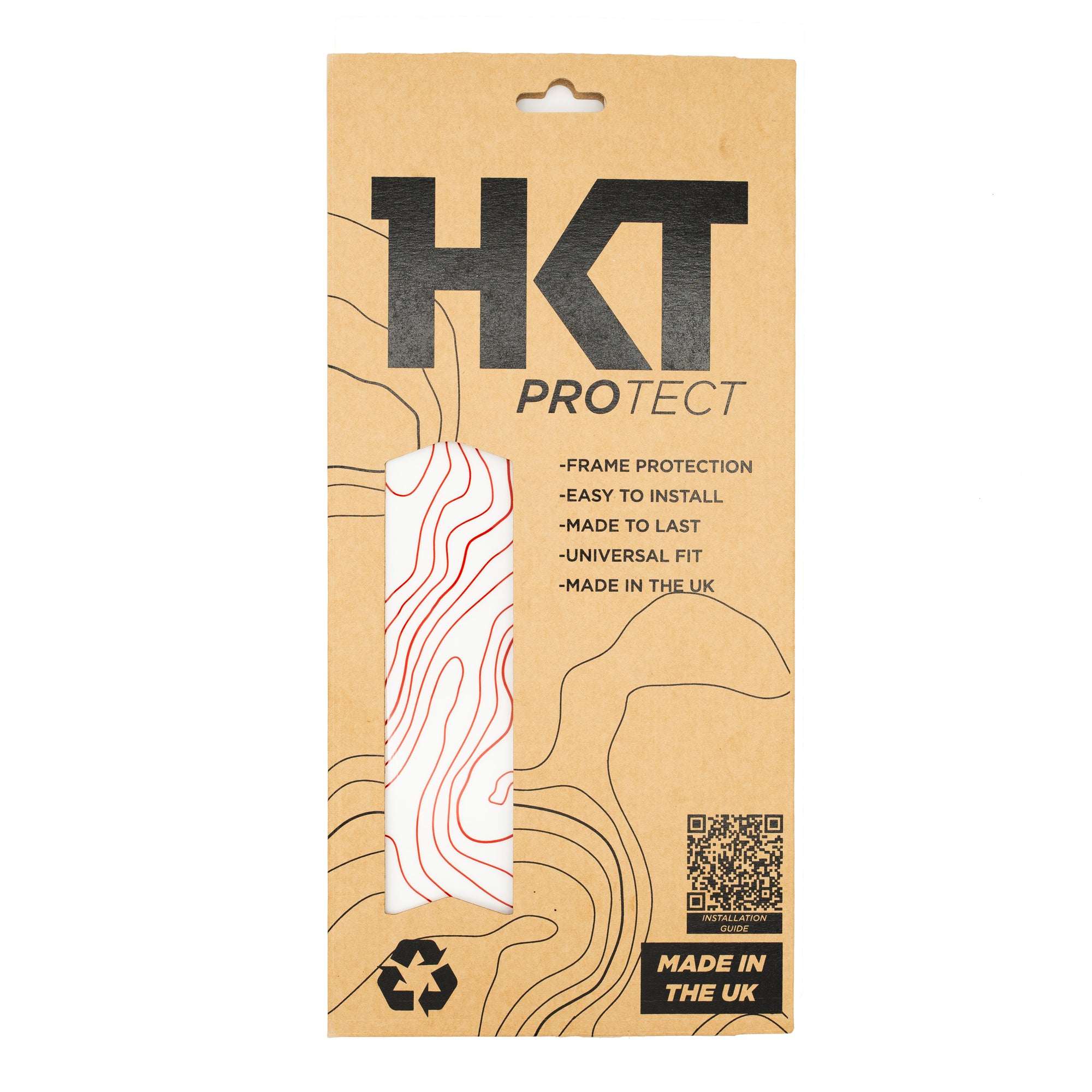 Contour Lines Bike Frame Protection Kit