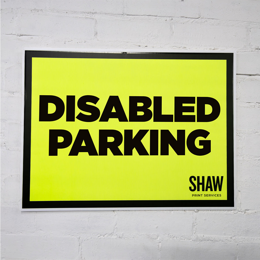 Disabled Parking Sign