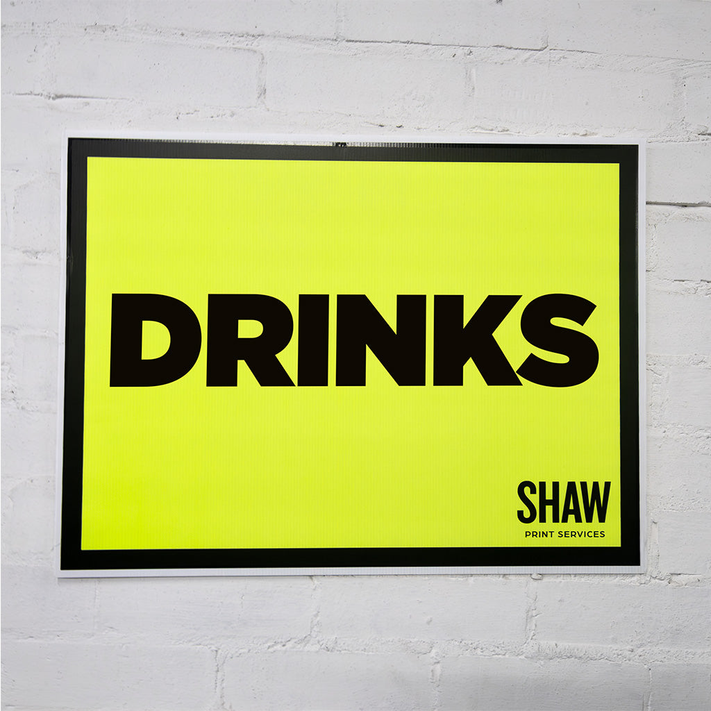 Drinks Sign
