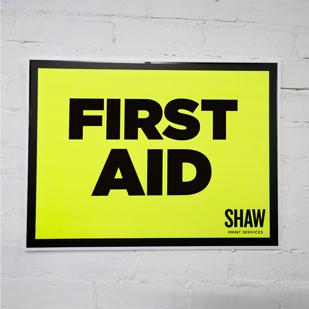 First Aid Sign
