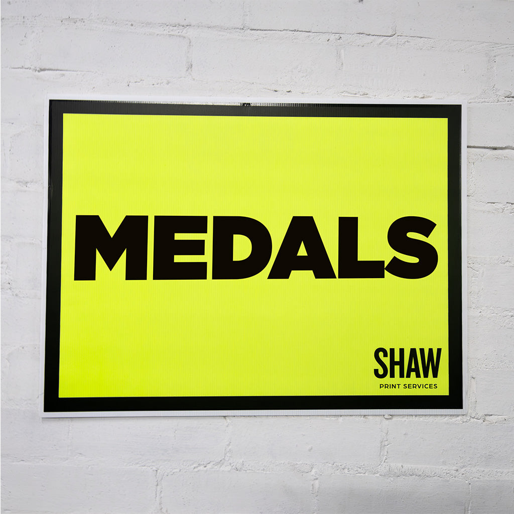 Medals Sign