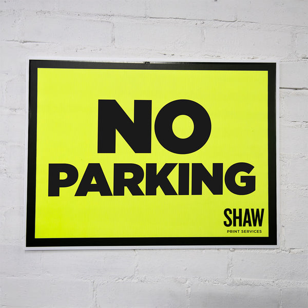 No Parking Event Sign (Landscape) - HKT Products