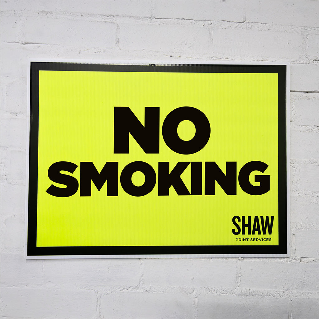No Smoking Event Sign
