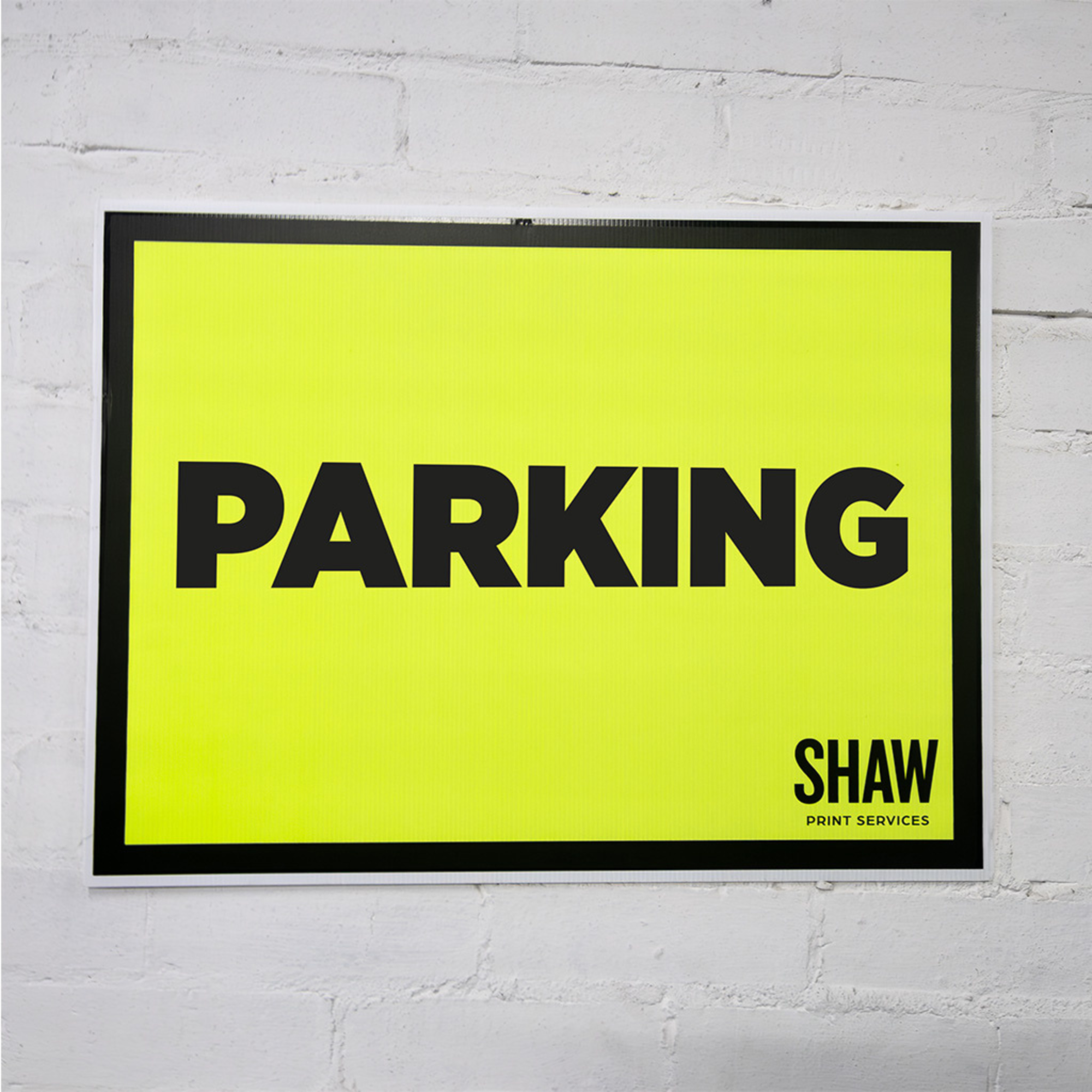 Parking Event Sign