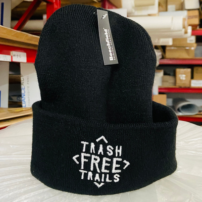 Trash Free Trails Logo Beanie Hat
