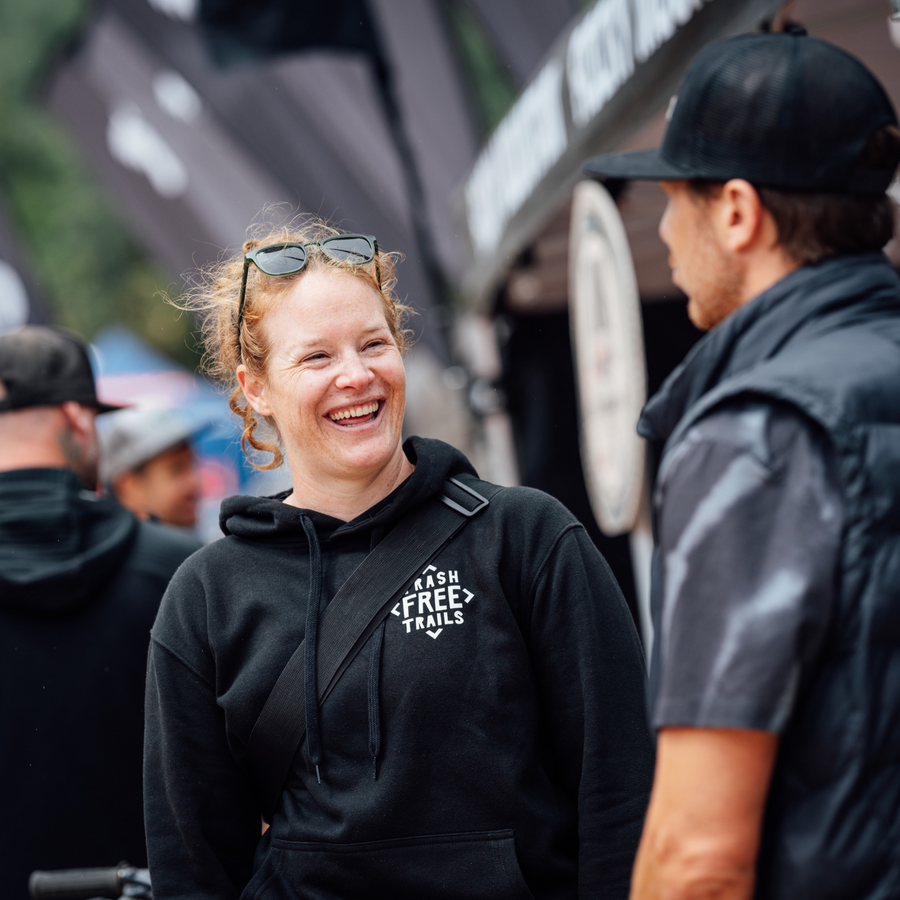 Trash Free Trails Logo Hoodie (SIDE LOGO GRAPHIC)