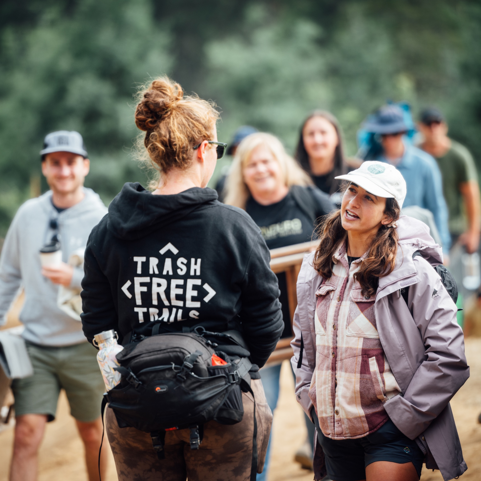 Trash Free Trails Logo Hoodie (SIDE LOGO GRAPHIC)
