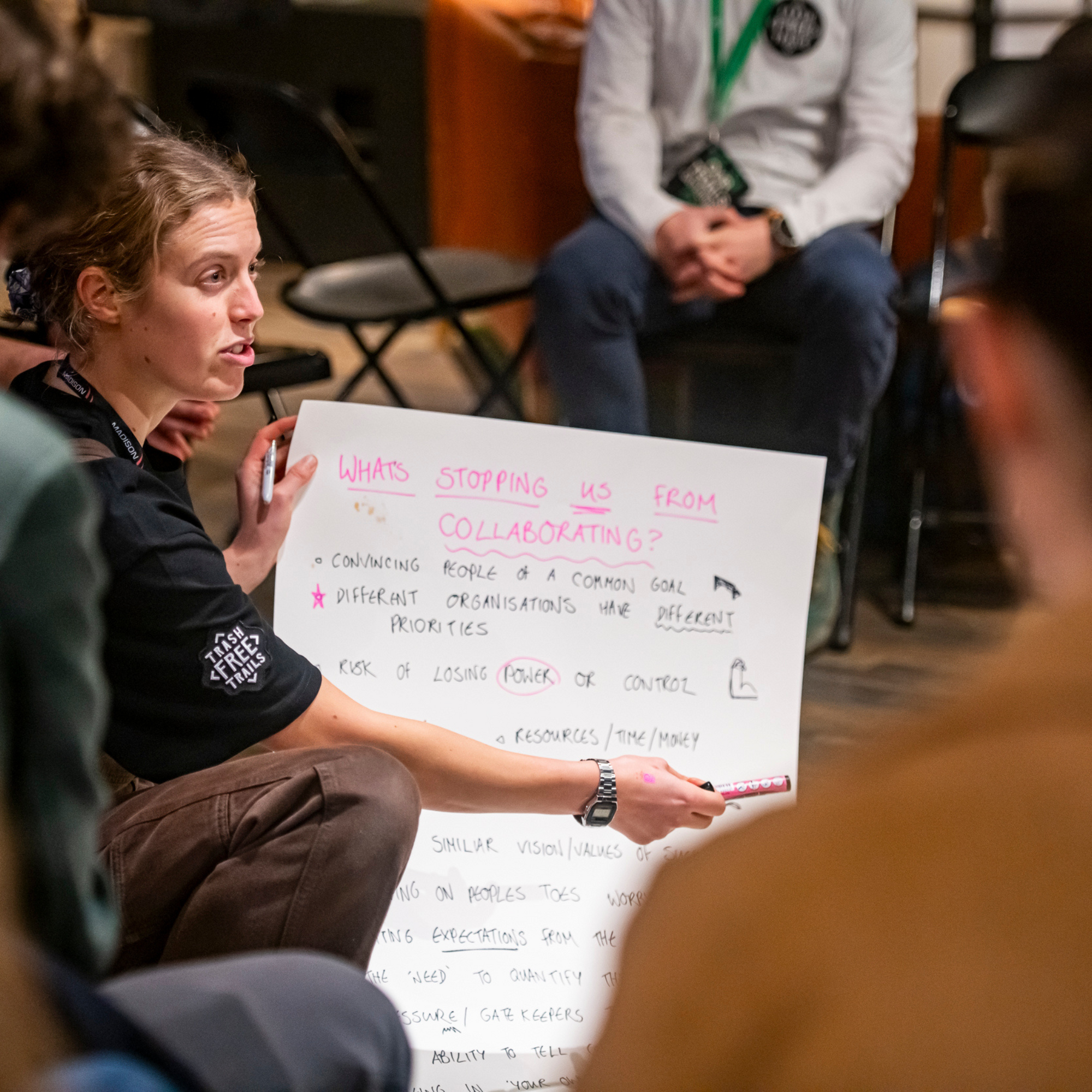 Trash Free Trails Iron On Patches