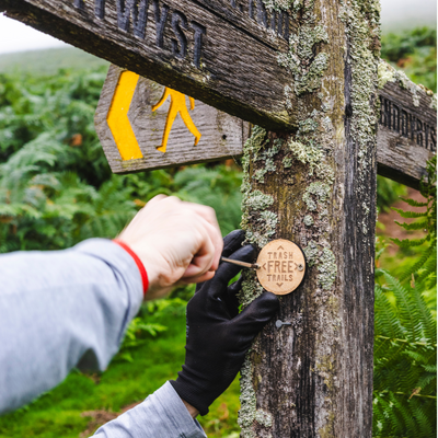 Trash Free Trails Waymarker