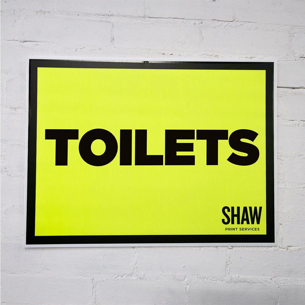 Toilets Sign