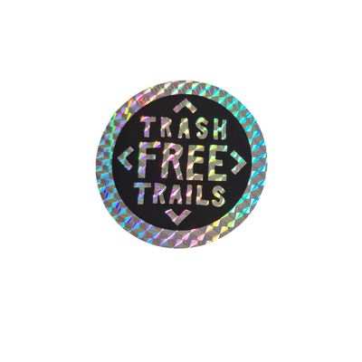 Trash Free Trails Stickers