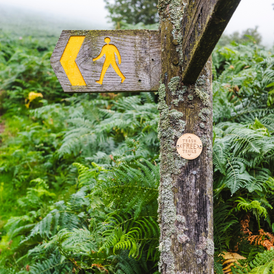 Trash Free Trails Waymarker