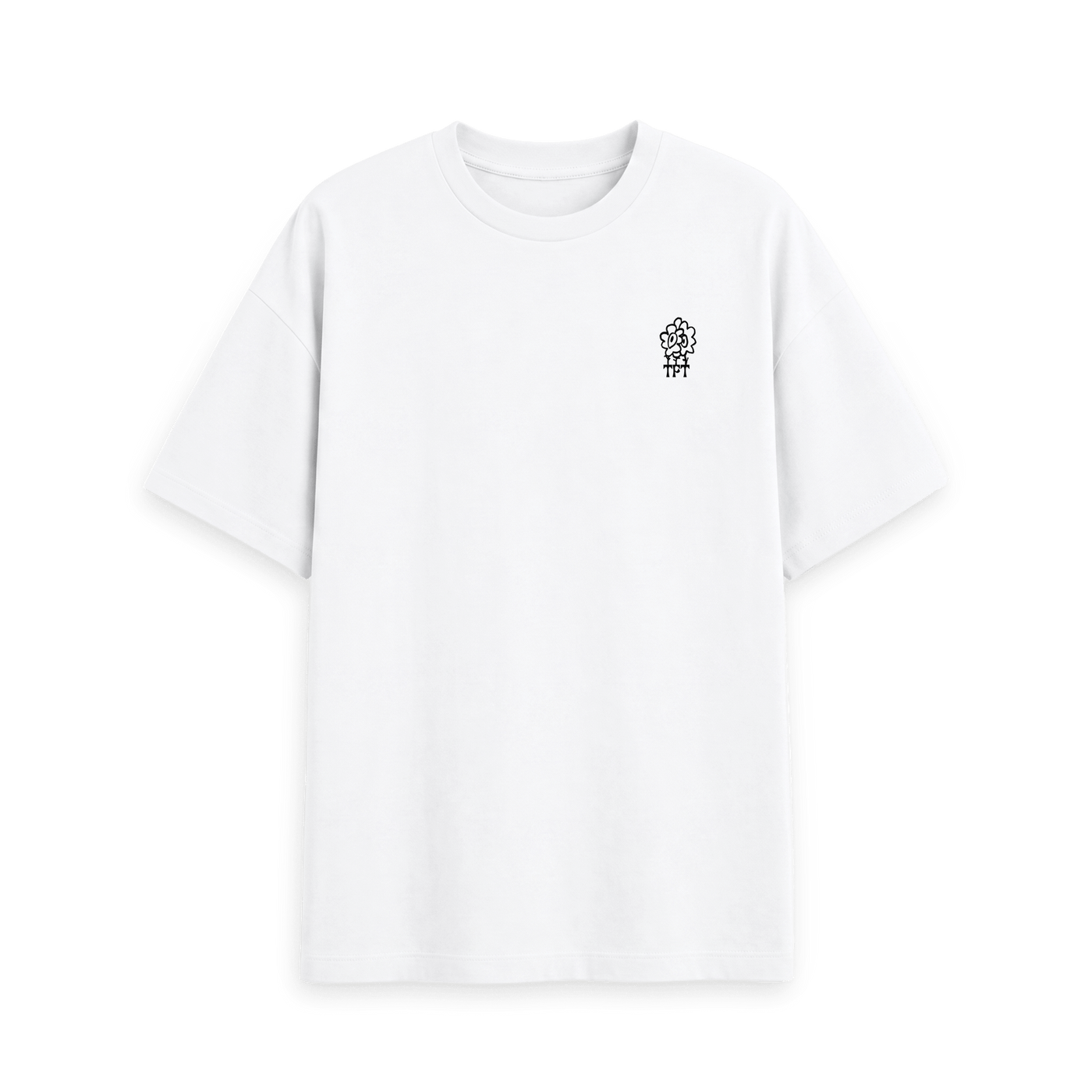 Mens Oversized Flower Tee