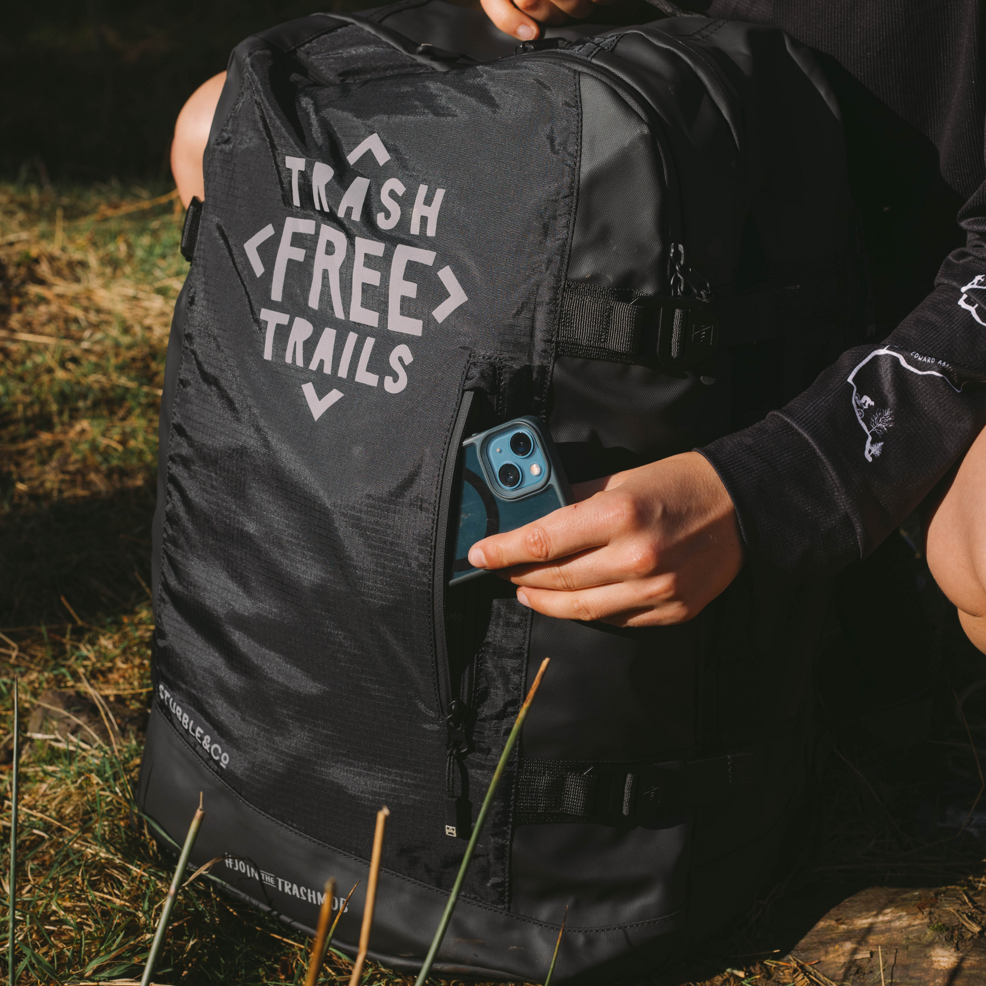 Stubble & Co x Trash Free Trails Adventure Bag