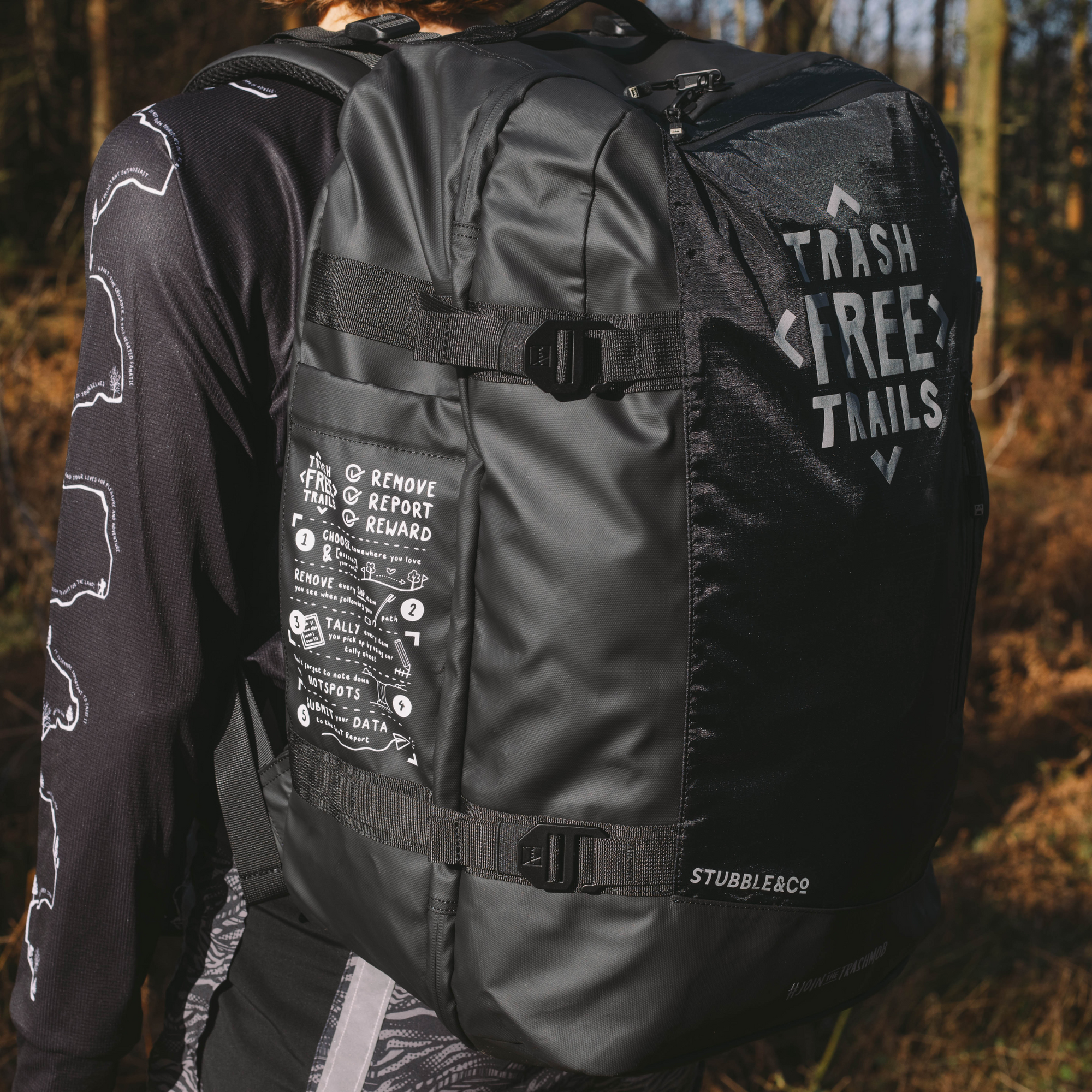 Stubble & Co x Trash Free Trails Adventure Bag