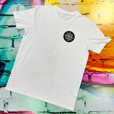 Trash Free Trails Logo Tee White