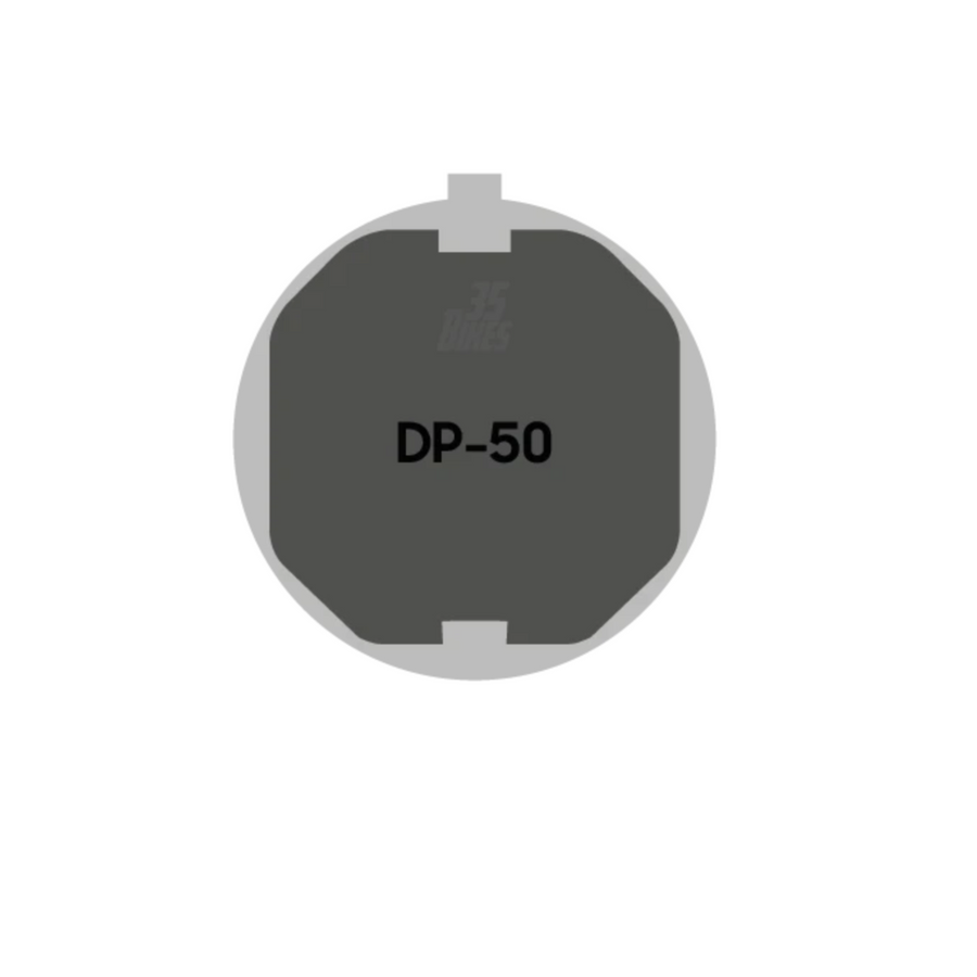DP50 Brake Pad on a white background