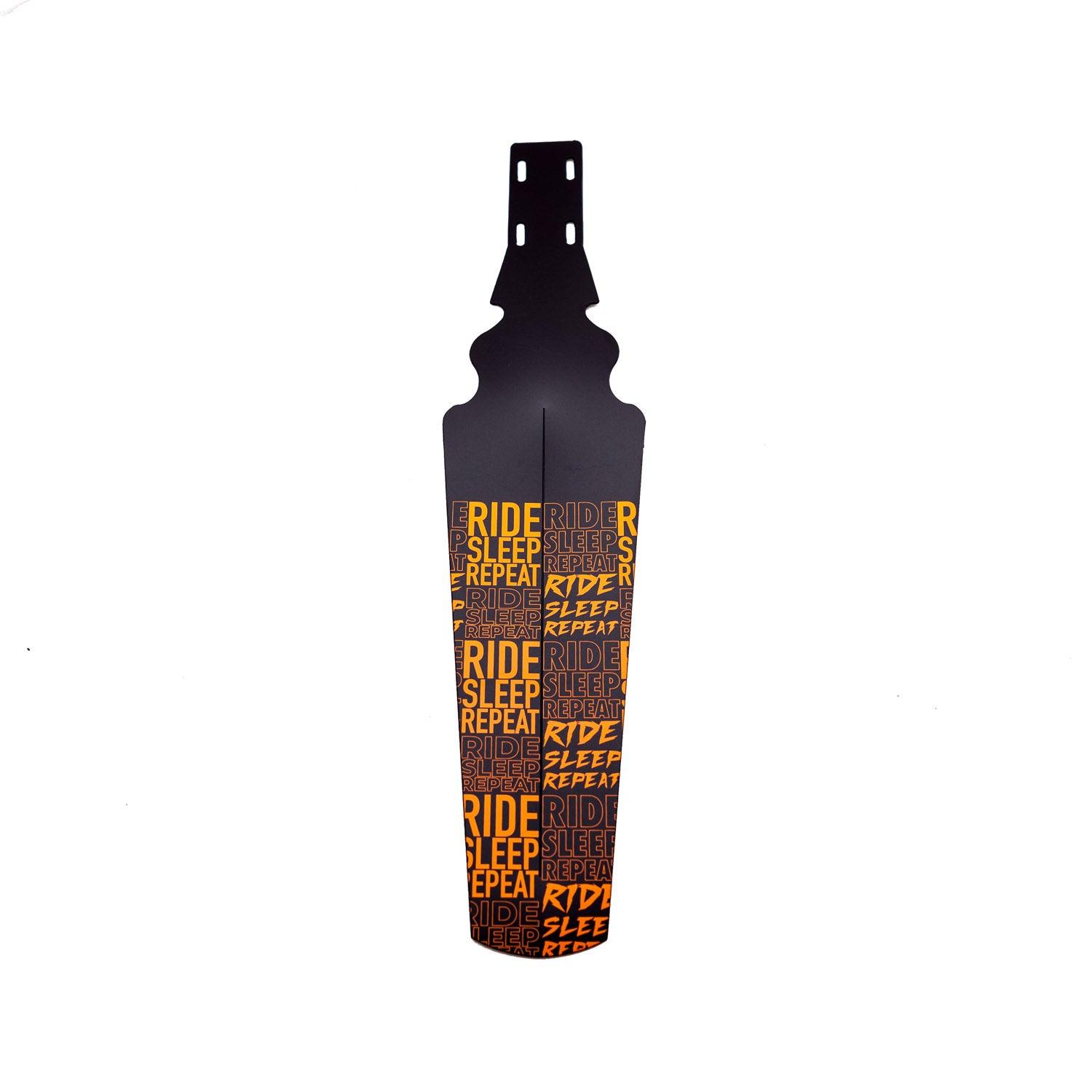 35Bikes Ride Sleep Repeat Rear Mudguard Orange - Made In The UK