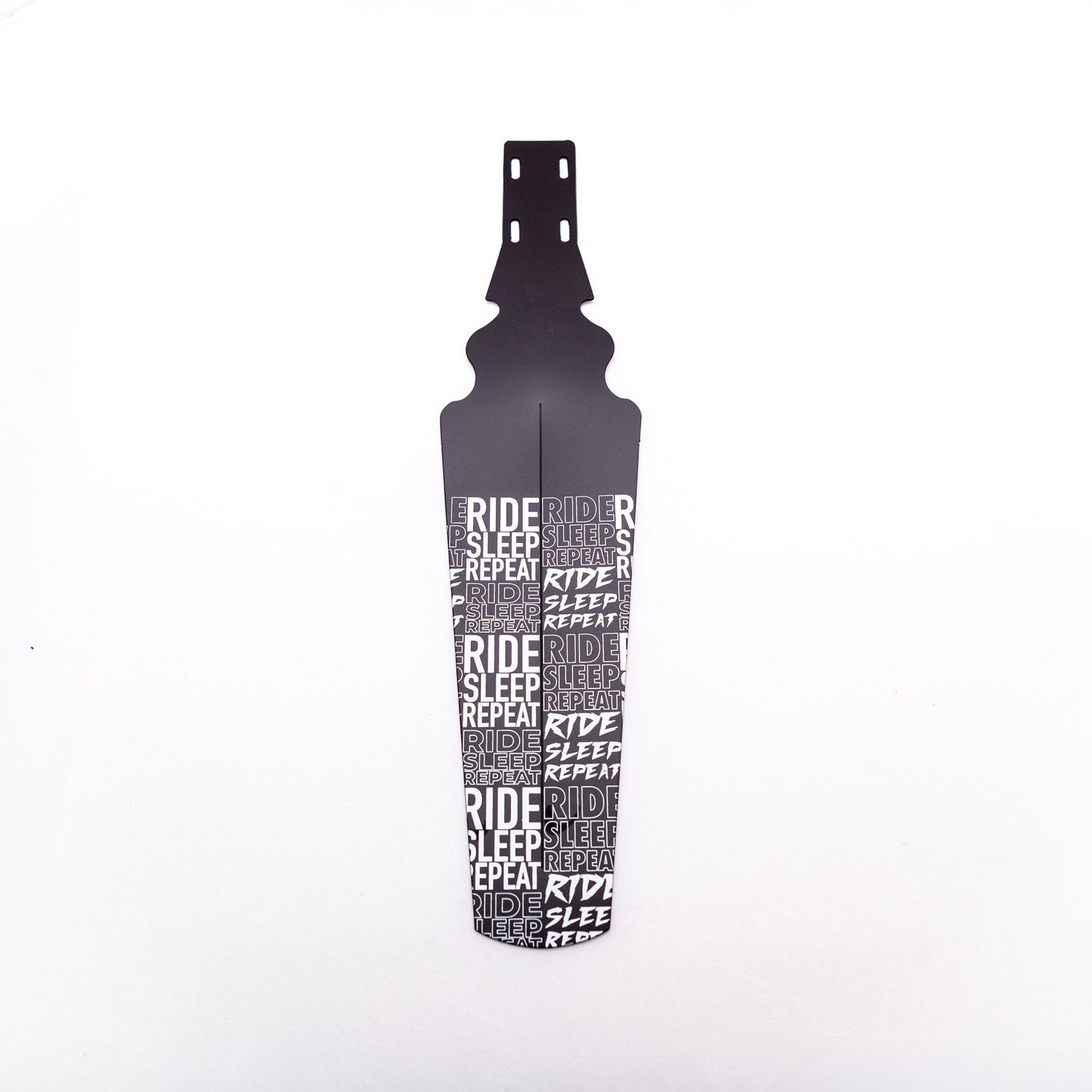 35Bikes Ride Sleep Repeat Rear Mudguard White - Made In The UK