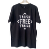 Trash Free Trails Logo Tee Black (Large Front Logo Graphic)