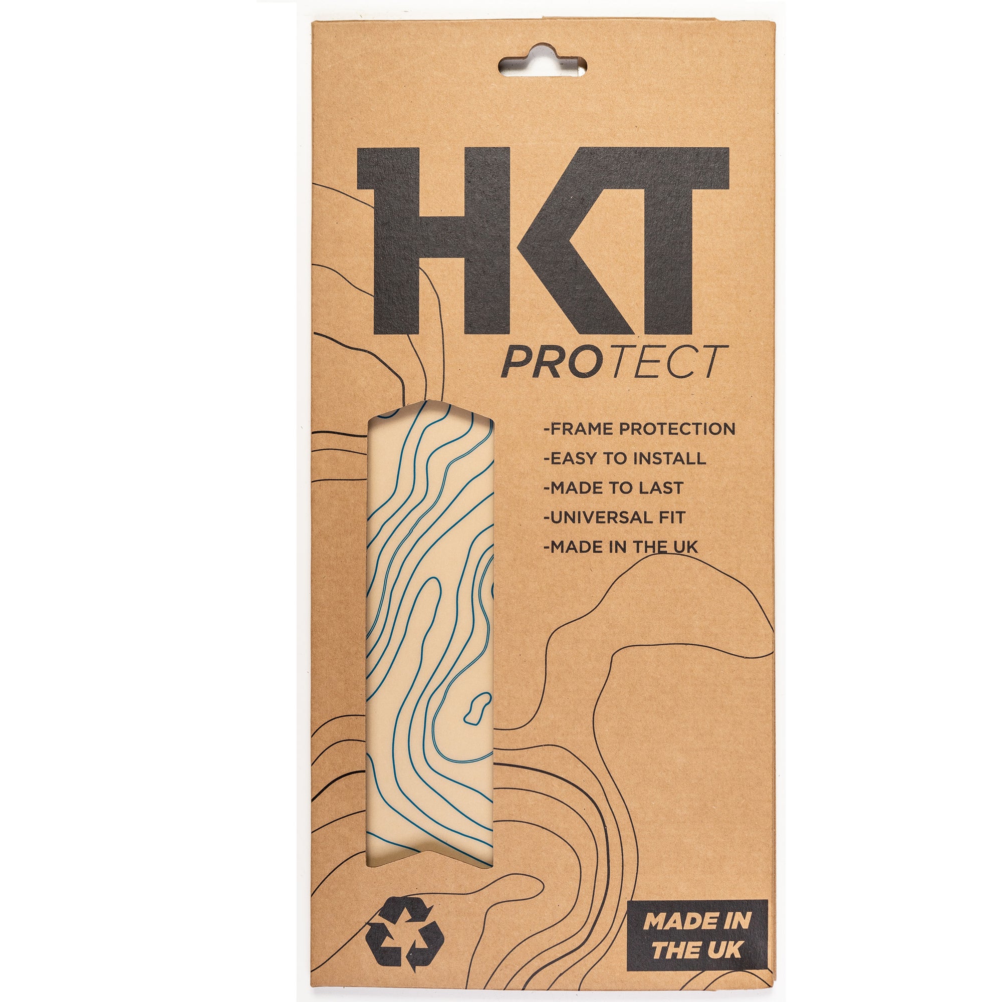 Contour Blue Bike Frame Protection Kit